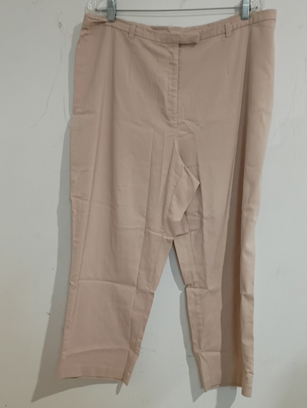 kathy ireland Light Beige Straight-Leg Women's Pants